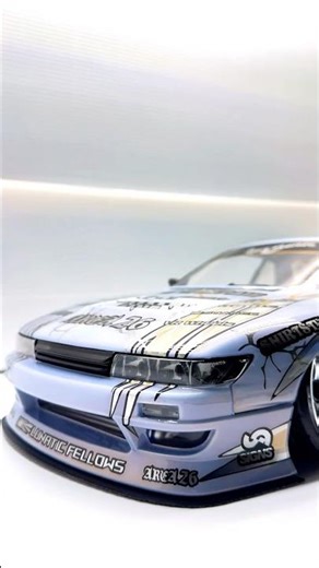 All made with paint. Customizing RC drift bodyshells with airbrushing techniques