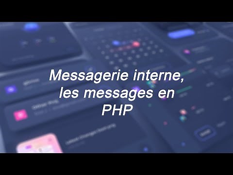 #13.3 Messagerie interne, les messages en PHP
