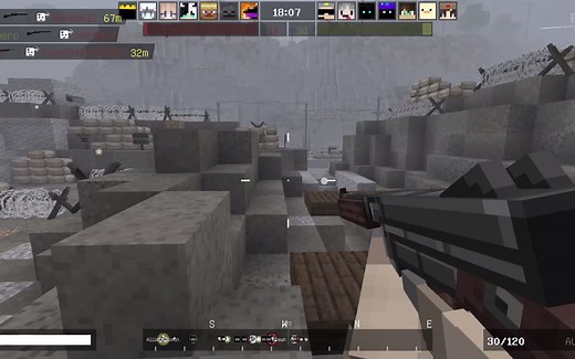 我的世界二战超级仿真整合包【Minecraft v1.19.3 - BlockFront Mod】方块前线