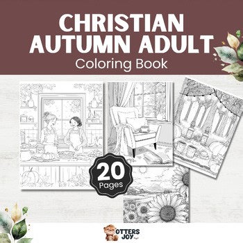 Christian Coloring Book for Adults: 20 Cozy Scripture and Nature Designs