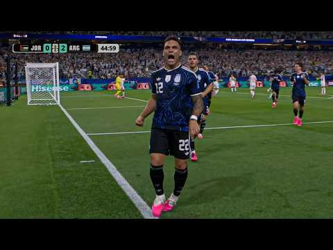 Lautaro Martínez Goal vs Jordan | Argentina 2-0 Jordan Highlights | FIFA World Cup 2026