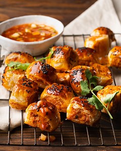 Next level sausage rolls... 💯 Get the recipe: https://www.marionskitchen.com/thai-style-mini-sausage-rolls/ | Marion's Kitchen