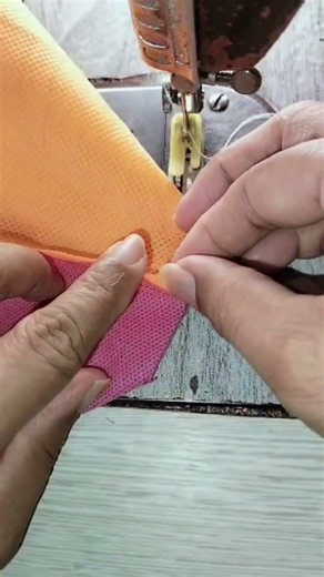 Easy Corner Sewing Hack💕Easy sewing #sewing #sewingtips #sewinghacks