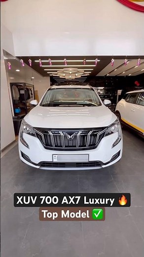 XUV 700 AX7 Luxury 🔥 Top Model ✅ Mahindra XUV 700 AX7L White Colour Exterior Interior 🫢