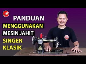 How to Use & Operate a Black Classic Singer Sewing Machine For Beginners