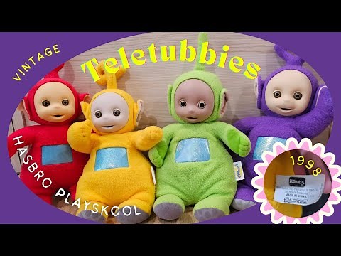 Unboxing [ 21 ] •❤️💛Vintage 1998 hasbro playskool “Teletubbies”💚💜•
