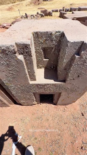 Puma Punku: the symmetry, the precision, the detail, the artistry on this prehistoric andesite block
