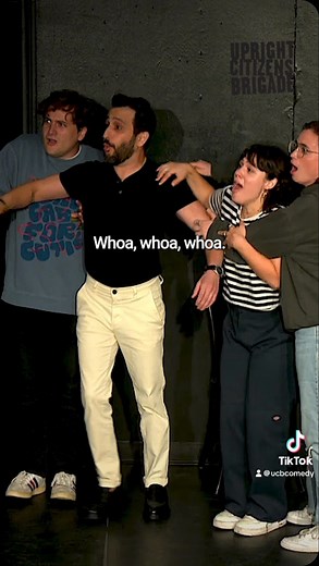 UCB Theatre LA | Improv & Sketch Comedy on Instagram: "Idk y’all do you think he really did it … 💥👊🏼 Didn’t even touch the tip of the insane iceberg with this clip, get your livestream ticket to Wednesday’s HSI show now to see more!!! 🧊🧊 Ft. @caseyfeigh @pbani @scrambieggs @angelagiovanagiarratana @jazzy__jelly #la #losangeles #live #theatre #improv #children #teacher #wife #ucb"