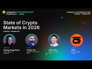 State of Crypto Markets in 2026 | CoinGecko Virtual Meetup #33