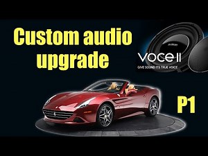 The custom audio a Ferrari deserves (California T upgrade) P1 #ferraricalifornia #ferrari #audison