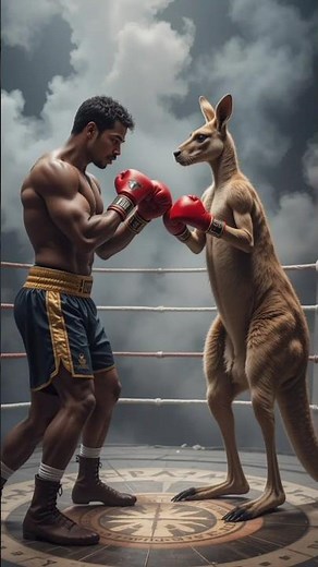 Boxer vs Kangaroo 🥊 | Epic AI Boxing Battle in the Ring!