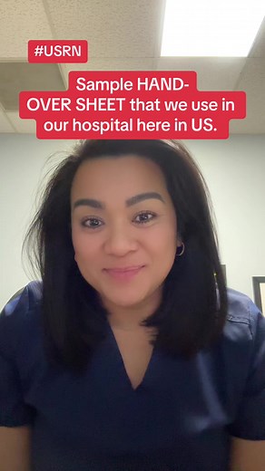 Hand Over Sheet Design for Healthcare Facilities