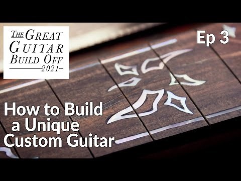Ep.3 - How to Build a Unique Custom Guitar - A Custom Vine Inlay - Ben Crowe GGBO Invitational 2021