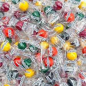 Jawbreaker Candy 1.5-Pound Bag | Assorted Fruit Flavors | Classic Jaw Breakers Hard Candy Individually Wrapped | Retro Candy for Office, Parties and Events