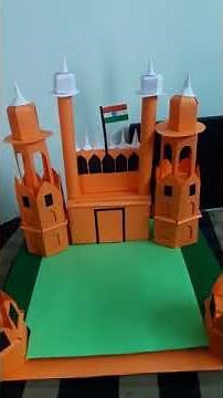 How to make Red Fort model | Red ford 3D model from paper/ pastle sheet