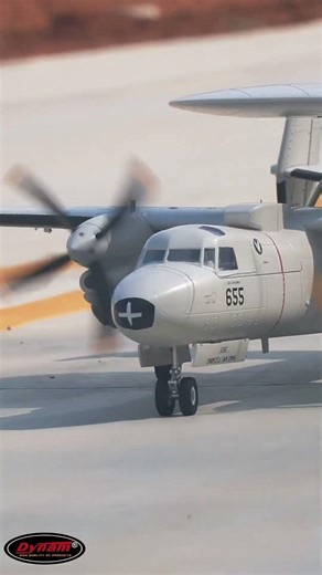 ✈️ Dynam E-2C Hawkeye Flying Sounds You Must Hear! 🔊🎶 #dynam #rcplane #hawkeye #militaryaviation