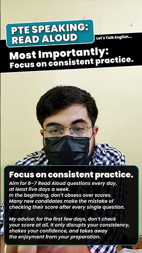 PTE Speaking Read Aloud: Focus on Consistent Practice