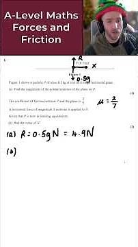Day 8: Forces and Friction • Daily A-Level Maths Revision 🔢 #alevelmaths #maths #alevelrevision