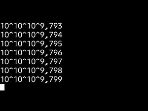 Numbers 0 to Infinity ♾️