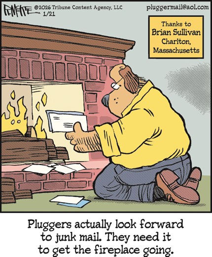 Pluggers Comic Strip 2026-01-21 | Comics Kingdom