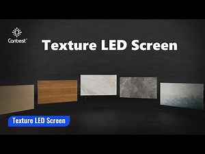 Tired of Ugly Black Screens? This LED Disappears Into Your Wall---Canbest Texture LED Wall