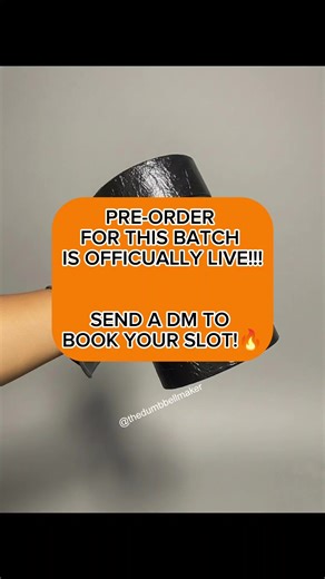 Limited Edition Custom Dumbbell Pre-Orders Now Open!