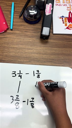 Subtracting mixed numbers by regrouping