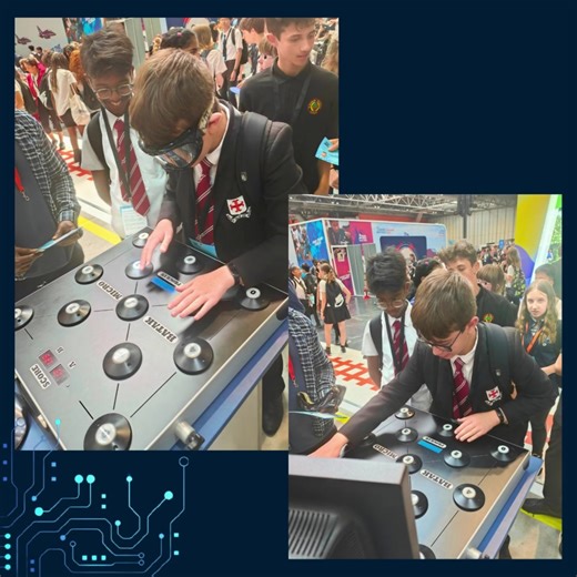 Our Year 8 scientists went to the 2023 Big Bang Science Fair at the NEC in Birmingham; an exciting journey through STEM. The fair encouraged inquiry-based learning and stimulated interest in science, technology, engineering and maths. The boys enjoyed a day full of hands-on activities and experiments, careers panels and incredible shows that left them on the edge of their seats; such as Formula 1 simulations, stick insects, making music with plants, modelling the effect of radiation using Nerf g