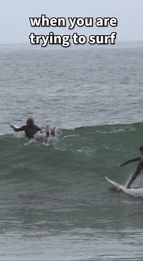 Surfers Collide in Hilarious Fail | Surfing Gif