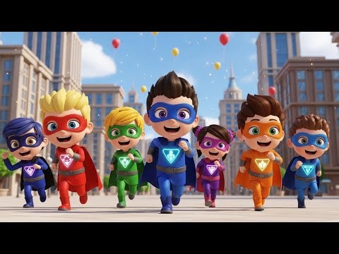 Canción ABC Superhéroes 🎵 | Baby Songs en Español | Canciones Infantiles para Niños y Bebés