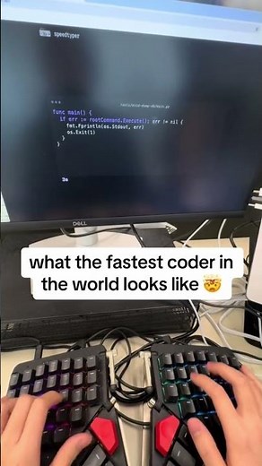 what the world’s fastest coder looks like 🤯 #cs #typing #coding #programming #developer