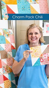 15K views · 174 reactions | Need a shortcut quilt that's super cute? Try out our FREE Charm Pack Chili shortcut quilt! 珞 https://youtu.be/jCNXlDECZCc?si=8EbbaP6NkKuVf7Bn This quilt is fast, easy, and fun. Try it out and let us know what you think  | Fat Quarter Shop | Facebook