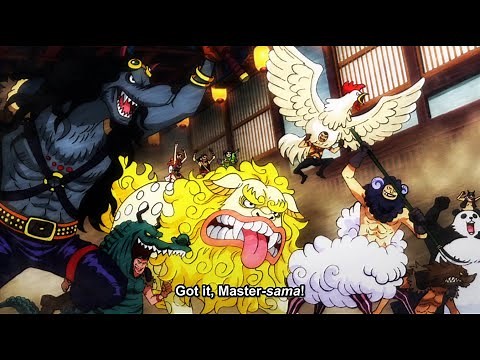 Otama Controls Beast Pirates and Saves Franky One Piece Episode 1019