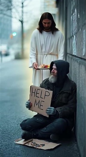 Jesus Helps the Beggar – ‘HELP ME’ Sign and a Miracle of Kindness | Emotional Short Film