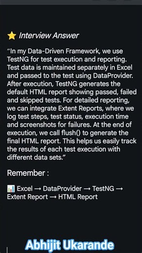 🚀 How Do You Generate Reports in a Data-Driven Framework? 📊🔥#selenium #seleniumjava