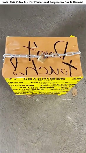 The man found a toy inside the box