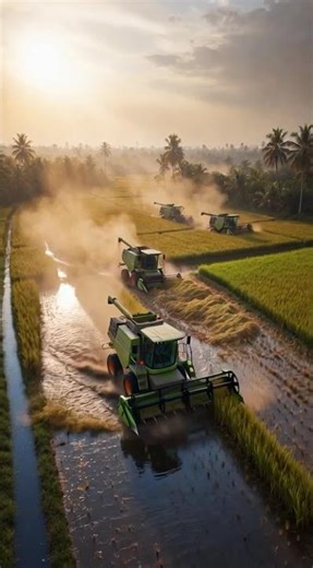 When the Fields Move as One”#TeamHarvest #ModernFarming #AgUnity