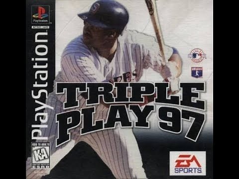 Triple Play 97 (PlayStation) Los Angeles Dodgers vs. Cleveland Indians