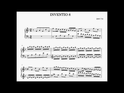 Bach Invention No.8 in F Major, BWV 779/巴哈F大調創意曲 No.8