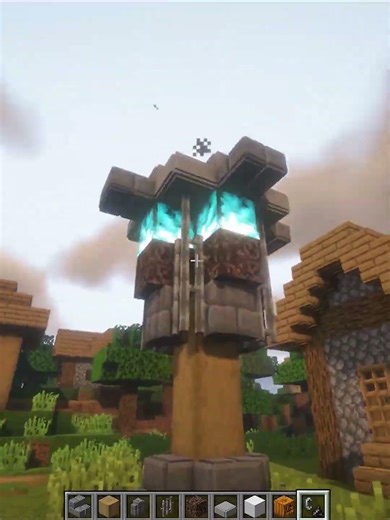 𝙈𝙞𝙣𝙚𝙘𝙧𝙖𝙛𝙩 𝘿𝙚𝙛𝙚𝙣𝙨𝙚 𝙏𝙤𝙬𝙚𝙧🤯 (𝙉𝙊 𝘽𝘼𝙏𝙄𝘿Ã𝙊) #minecraft #shorts