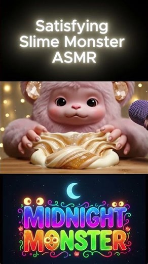 Monster Slime ASMR – I Didn’t Expect This to Be So Relaxing #CuteMonster #slime