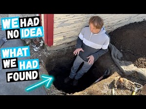 A Strange Sink Spot Next to the Garage Opens into an Unbelievable Cache Buried Since the 1890s