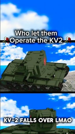 Poor KV-Tan #gup #anime #katyusha #animememe #animehumor #memes #animejokes #kv2 #KV #kv