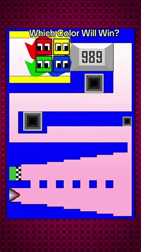 Which color will win?#ColorMaze3d #esigamecreatorhub #minigame | color filter game