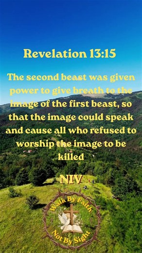 Revelation 13:15 NIV #god #jesus #yeshua #fypシ #fyp #fypシ゚viral