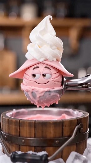 Making ice cream with nothing but salt and violence 💥