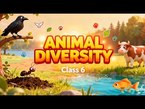ANIMAL DIVERSITY | Class 6 Science Animation | Types of Animals Explained #class6 #science #animated