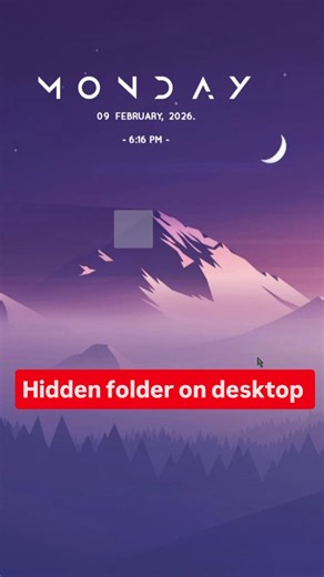 Prashant Motwani on Instagram: "Create Invisible Folder on your desktop with this trick to hide your secret data. [ Pc tips, hidden folder, windows, privacy, tech tips ] #windows #pctips #techtips #microsoft"