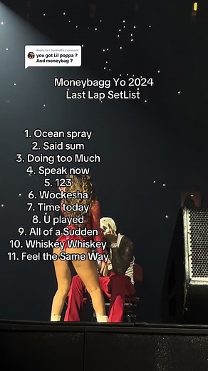 Moneybagg Yo 2024 Last Lap SetList
