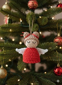 Little Christmas Angel Crochet Pattern - Etsy Canada